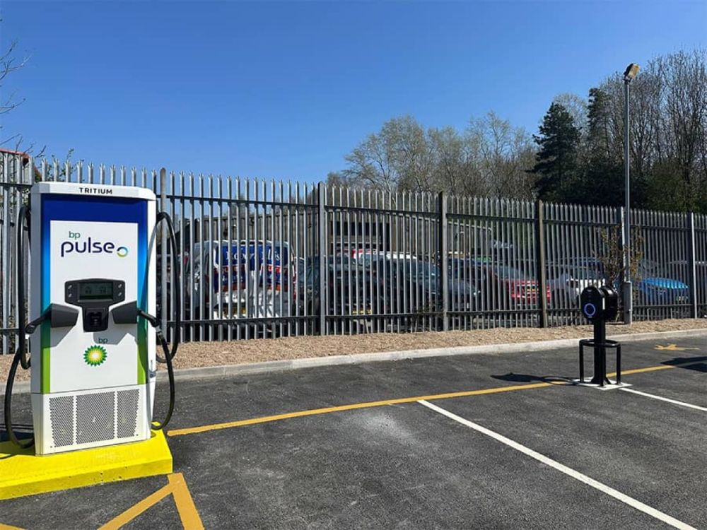 EV charging point installation