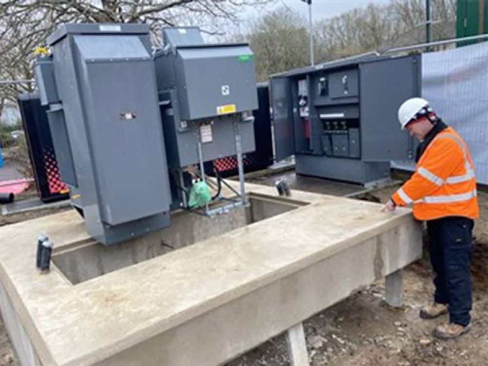 Substation installation